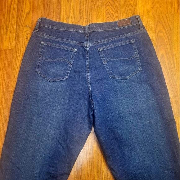 Lee Bootcut Relaxed Fit Jeans Women’s 14 Long At the Waist Stretch YKK Zip A86 - Picture 11 of 12